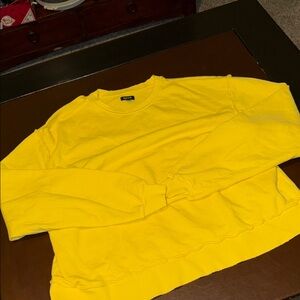 Hudson womens Yellow Crewneck Sweater